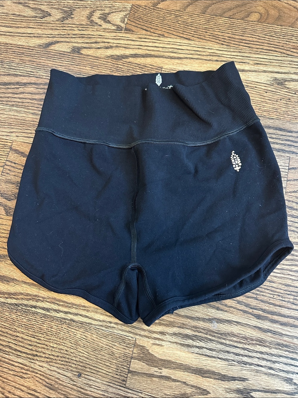 Black High-Waist Women’s Athletic Shorts